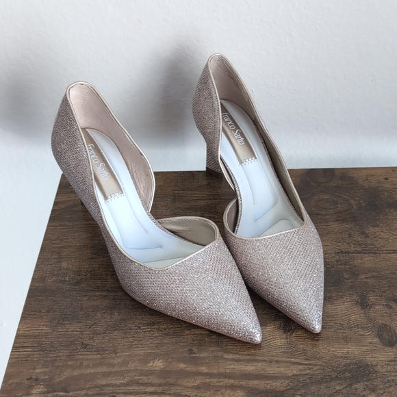 Franco Sarto Shoes - New Franco Sarto Tana Pointed Toe D'Orsay Mid Heel Pump
